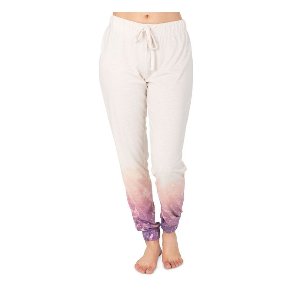 RETROSPECTIVE CO. Womens Beige Tie Elastic-cuff Drawstr Lounge Pants S